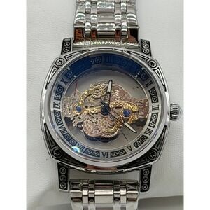 Poedagar Men's Watch - Skeleton Type - Clear Face
